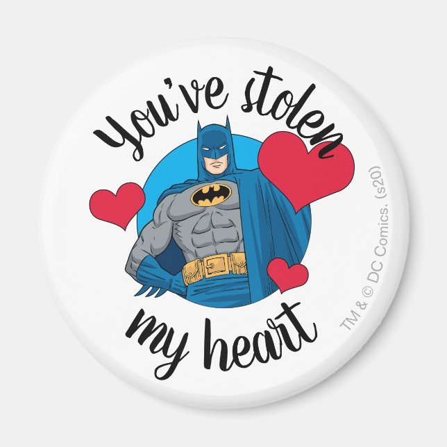 Batman Valentine | Du har stulnat mitt hjärta Magnet (Framsidan)