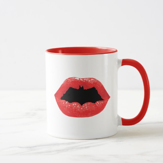 Batman Valentine | FLADDERMUS LÄPPAR Mugg (Höger)