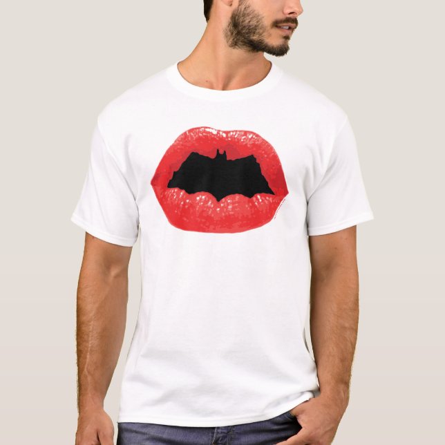 Batman Valentine | FLADDERMUS LÄPPAR T Shirt (Framsida)
