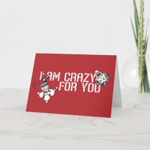 Batman Valentine Joker & Harley - Crazy för dig Helgkort