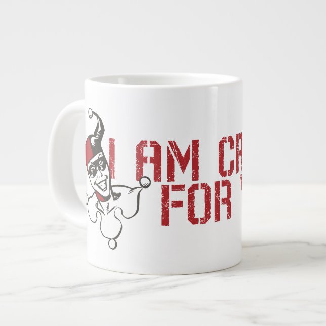 Batman Valentine | Joker & Harley - Crazy för dig Jumbo Mugg (Framsida vänster)