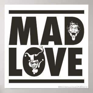 Batman Valentine Joker & Harley - Mad Kärlek Poster