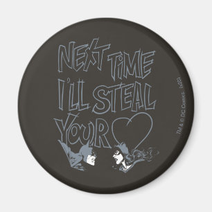 Batman Valentine  Katter - jag ska stoppa ditt hjä Magnet