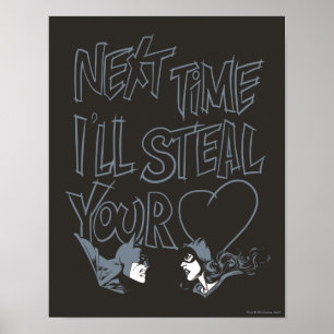 Batman Valentine  Katter - jag ska stoppa ditt hjä Poster