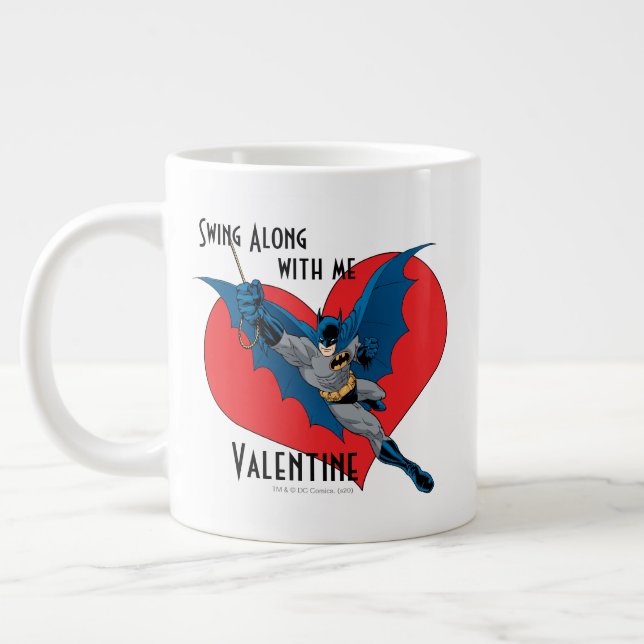 Batman Valentine | Sväng tillsammans med mig Jumbo Mugg (Vänster)