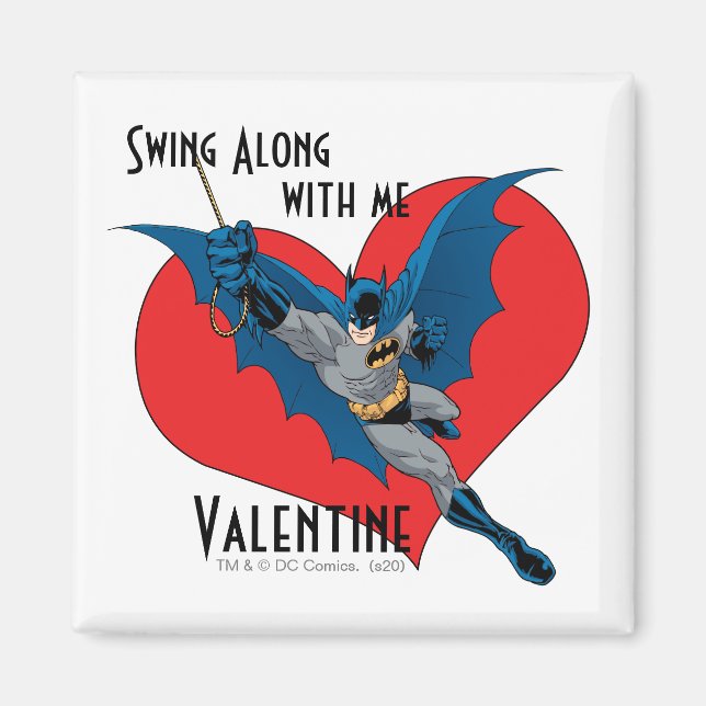 Batman Valentine | Sväng tillsammans med mig Magnet (Framsidan)