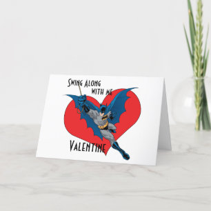 Batman Valentine Svinga Med Mig Helgkort