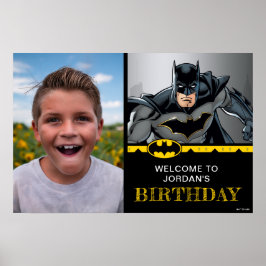 Batman | Välkomstfoto för Chalkboard Grattis på fö Poster
