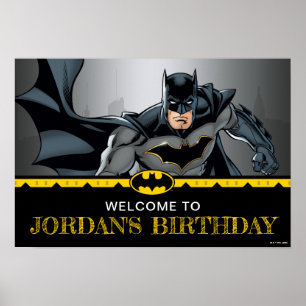 Batman   Välkomsthälsning från Grattis på födelsed Poster