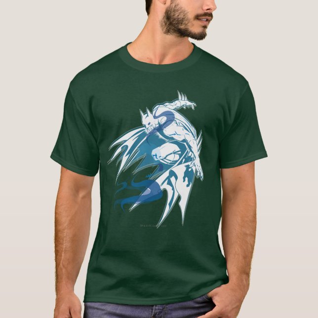 Batman Vatten Tonal Collage Tee Shirt (Framsida)