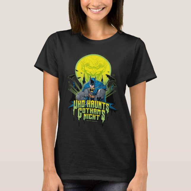 Batman | Vem Haunts Gothams Night T Shirt (Framsida)