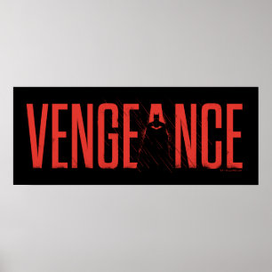 Batman Vengeance Silhouette Poster