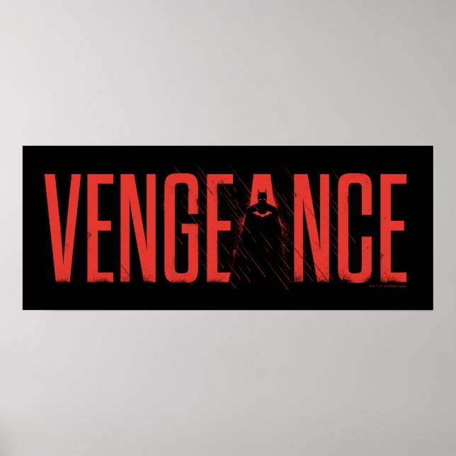 Batman Vengeance Silhouette Poster (Framsidan)