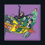 Batman Villains in Jokermobile Magnet<br><div class="desc">Batman TV-serie (1966)</div>