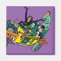 Batman Villains in Jokermobile