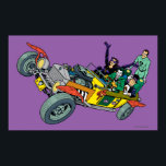 Batman Villains in Jokermobile Poster<br><div class="desc">Batman TV-serie (1966)</div>