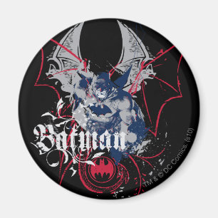 Batman Vinge Collage Magnet
