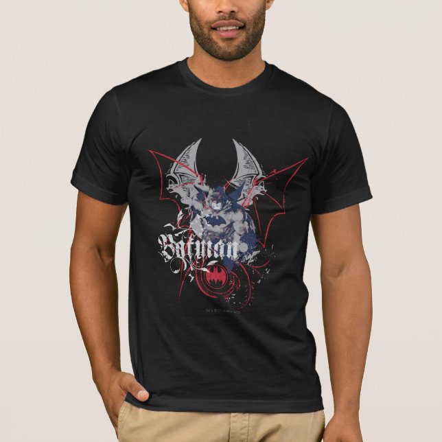Batman Vinge Collage T-shirt (Framsida)
