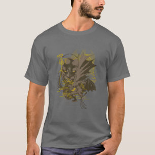 Batman Vintage Grunge Porträtt Tee