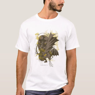Batman Vintage Grunge Porträtt Tee Shirt