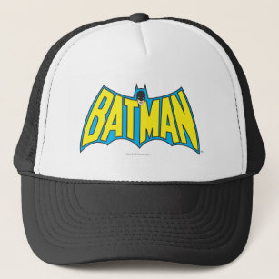 Batman   Vintage Gult blå Logotyp Keps