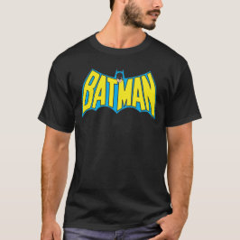 Batman | Vintage Gult blå Logotyp Tee