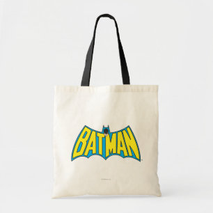 Batman Vintage Gult blå Logotyp Tygkasse