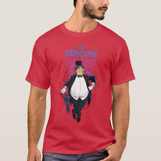 Batman Vintage Klassiska Pingvin Serietidning Skur T Shirt
