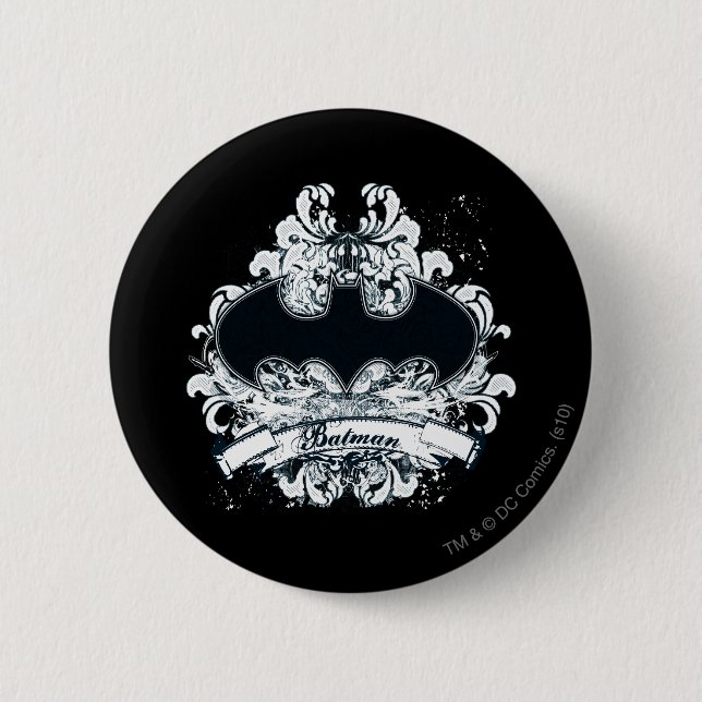 Batman Vintage Urban Grunge Knapp (Framsida)