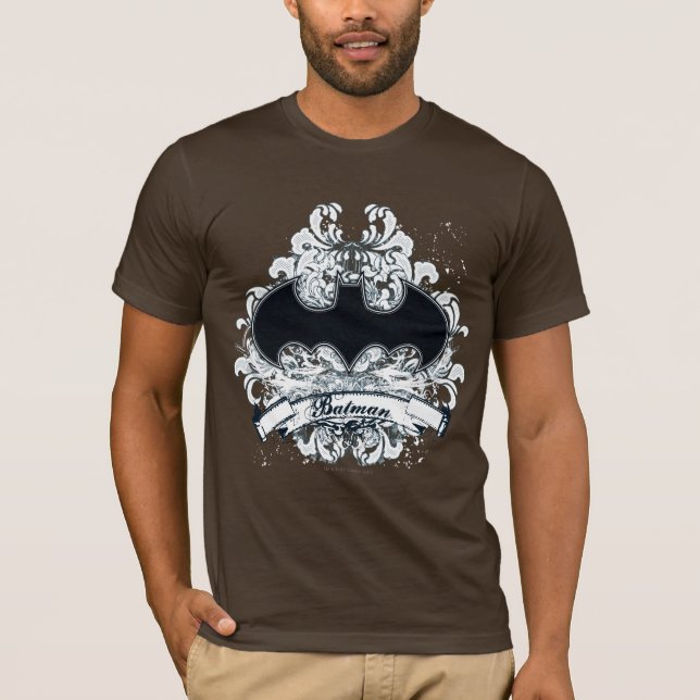 Batman Vintage Urban Grunge T Shirt (Framsida)