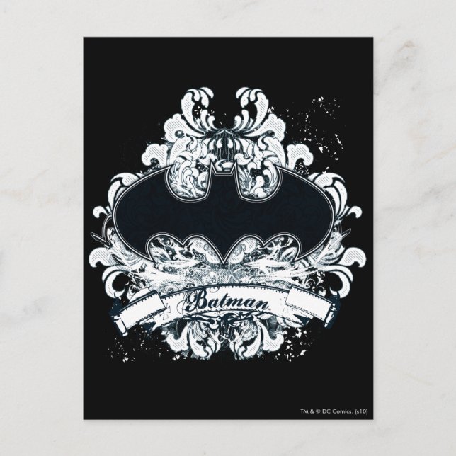 Batman Vintage Urban Grunge Vykort (Framsida)