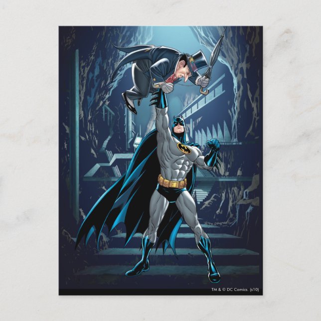 Batman vs. Penguin Vykort (Framsida)