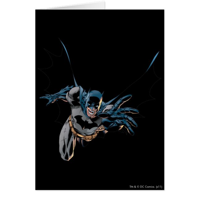 Batman Yells och lungor Hälsningskort (Framsidan)