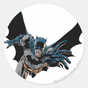 Batman Yells och lungor Runt Klistermärke