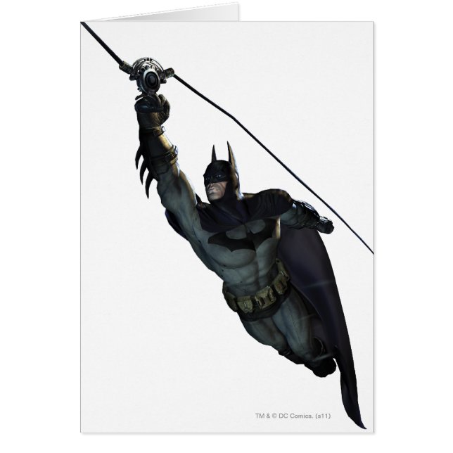 Batman Zip Line Hälsningskort (Framsidan)