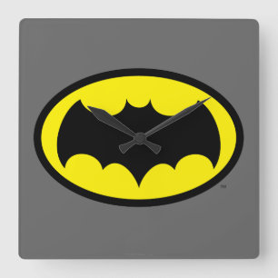 Batmansymbol Fyrkantig Klocka