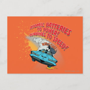 BatMobile Graphic Vykort