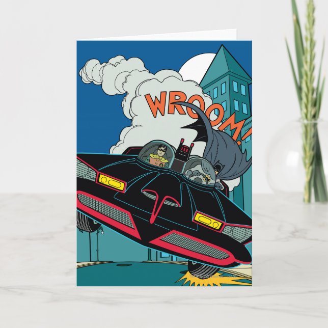 Batmobile Wroom! Kort (Framsida)
