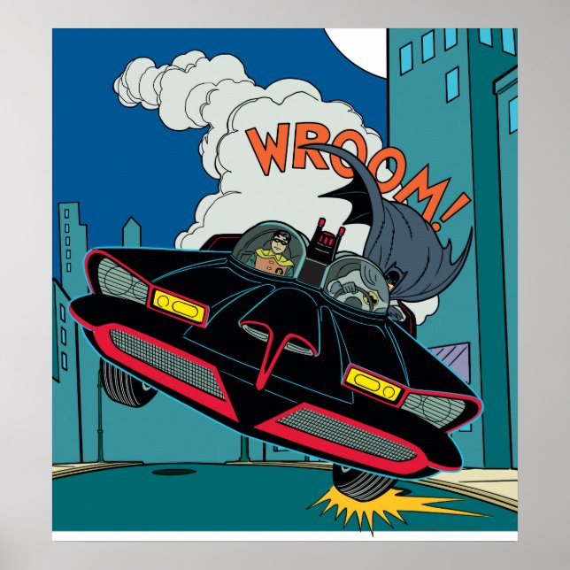 BatMobile Wroom! Poster (Framsidan)