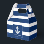 Båtnamn Ankar Nautilus Anpassad Presentaskar<br><div class="desc">Den nautiska ankar Favor Box-designen tillför inte bara en tidlös estetik utan kompletterar också alla båtentusiasters samling. Med din båts namn och ett vitt ankare och rep kan du anpassa för att skapa unik utrustning för din båt. Gör en bra gåva till alla.</div>