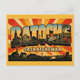 Batoche National Historic Site Saskatchewan Métis Vykort