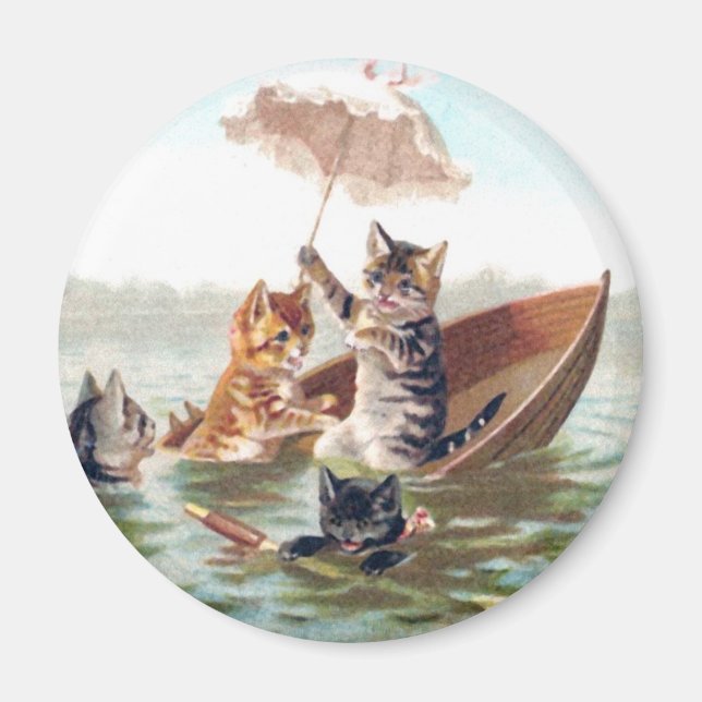 Båtolycka Magnet (Framsidan)