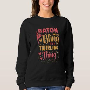 Baton och Bling.. Det är en trång Sak-batong. T Shirt