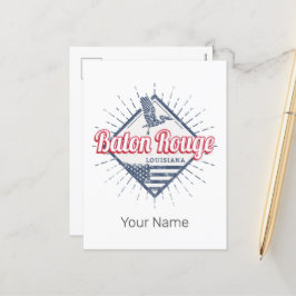 Baton Rouge City Louisiana United Stater USA Helg Vykort