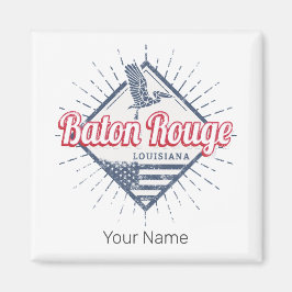 Baton Rouge City Louisiana United Stater USA Magnet