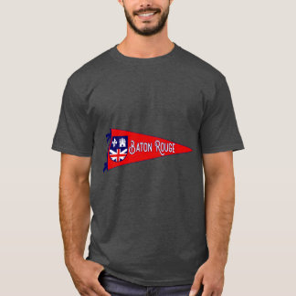 Baton Rouge Flagga Pennant Oversized T Shirt