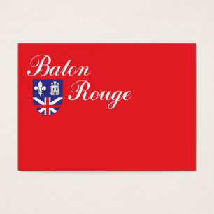 Baton Rouge-flagga Visitkort