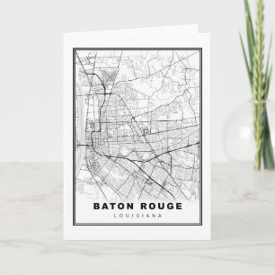Baton Rouge Karta Kort