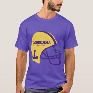Baton Rouge LA Helmet Oversized T Shirt