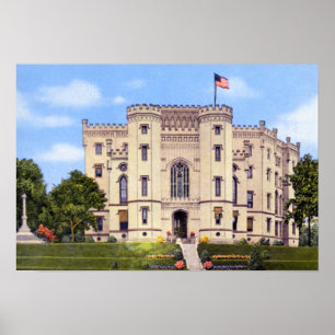 Baton Rouge Louisiana gammal statlig huvudstad Poster